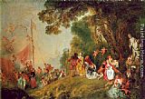 Pilgrimage to Cythera by Jean-Antoine Watteau